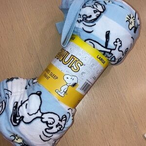 Snoopy & Woodstock Sleep Pants - blue & White  - NWT